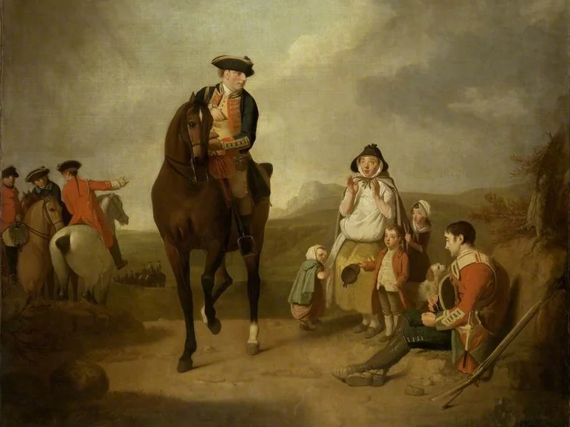1714-Edward Penny - Il marchese di Granby che soccorre un soldato malato , 1764